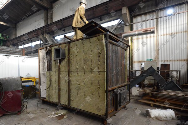 Изготовление котла 0.63 МВт работающего без дымососа