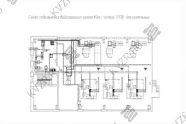 Схема подключения и монтажа водогрейного промышленного котла КВм-2,5 с ТЛПХ
