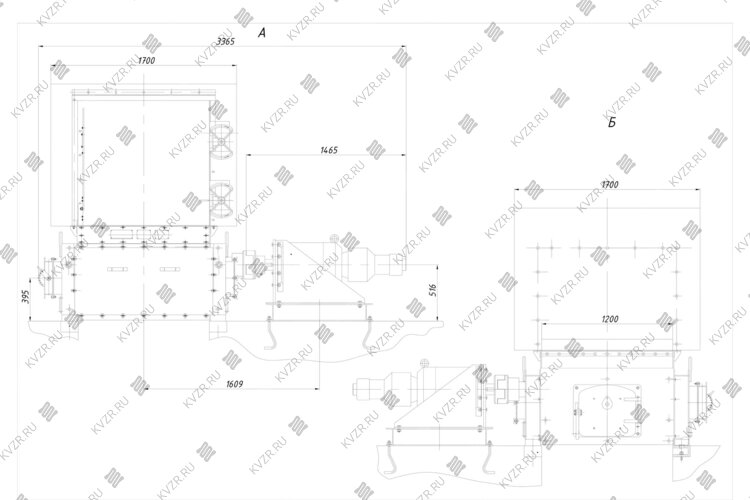 Топка ТЛПХ-1.1/3.32 чертеж